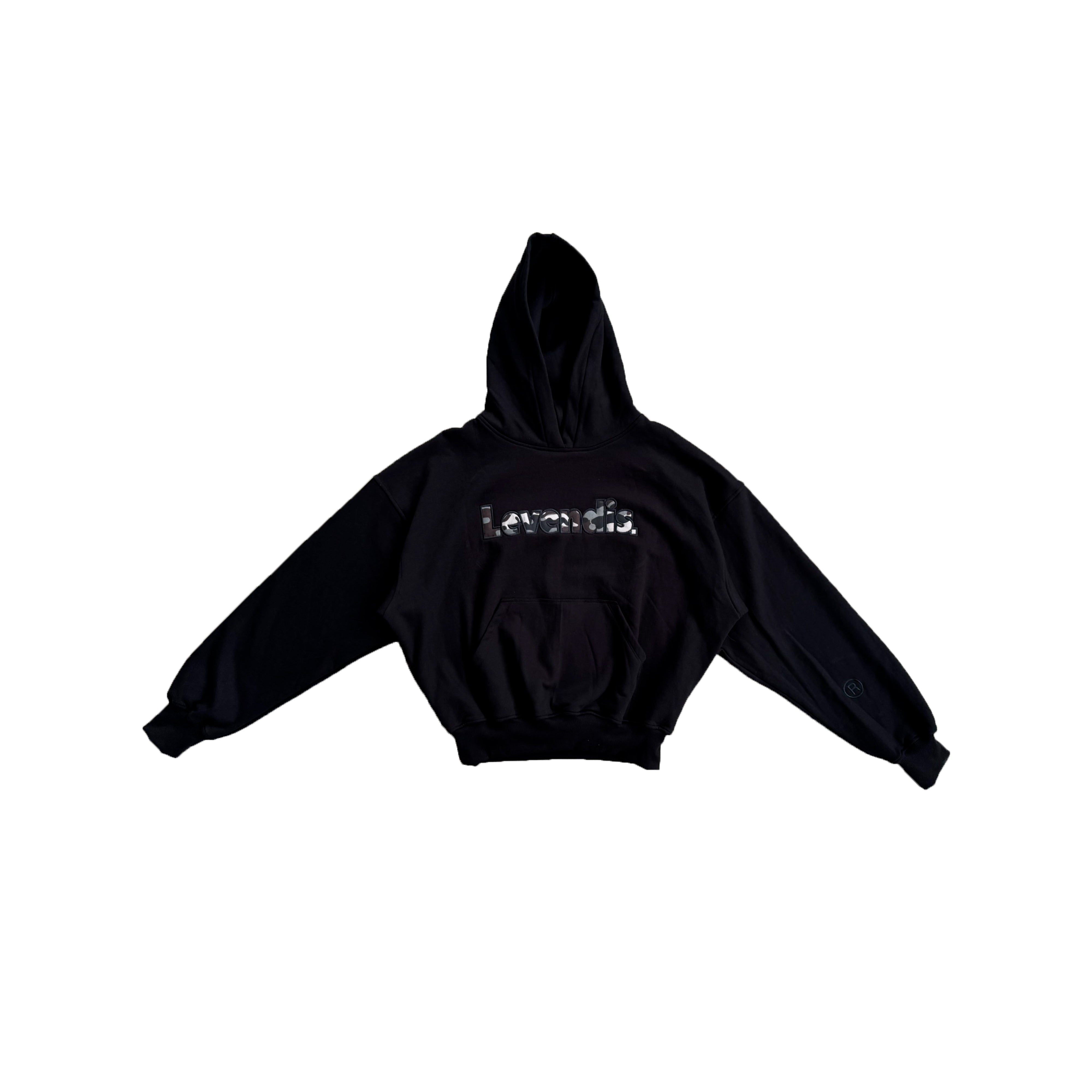 Hoodie Cropped Boxy Military
