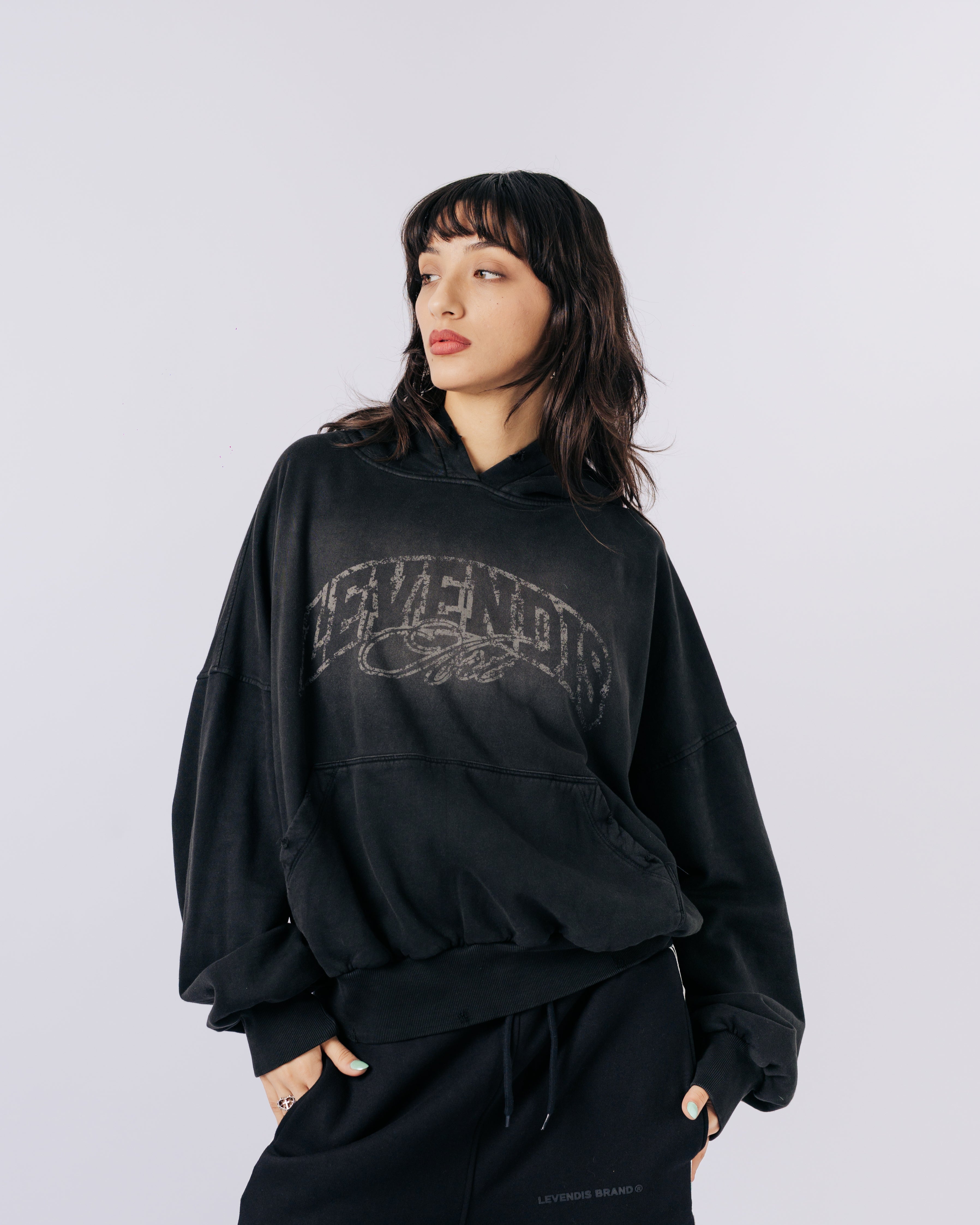 Hoodie boxy WASHART