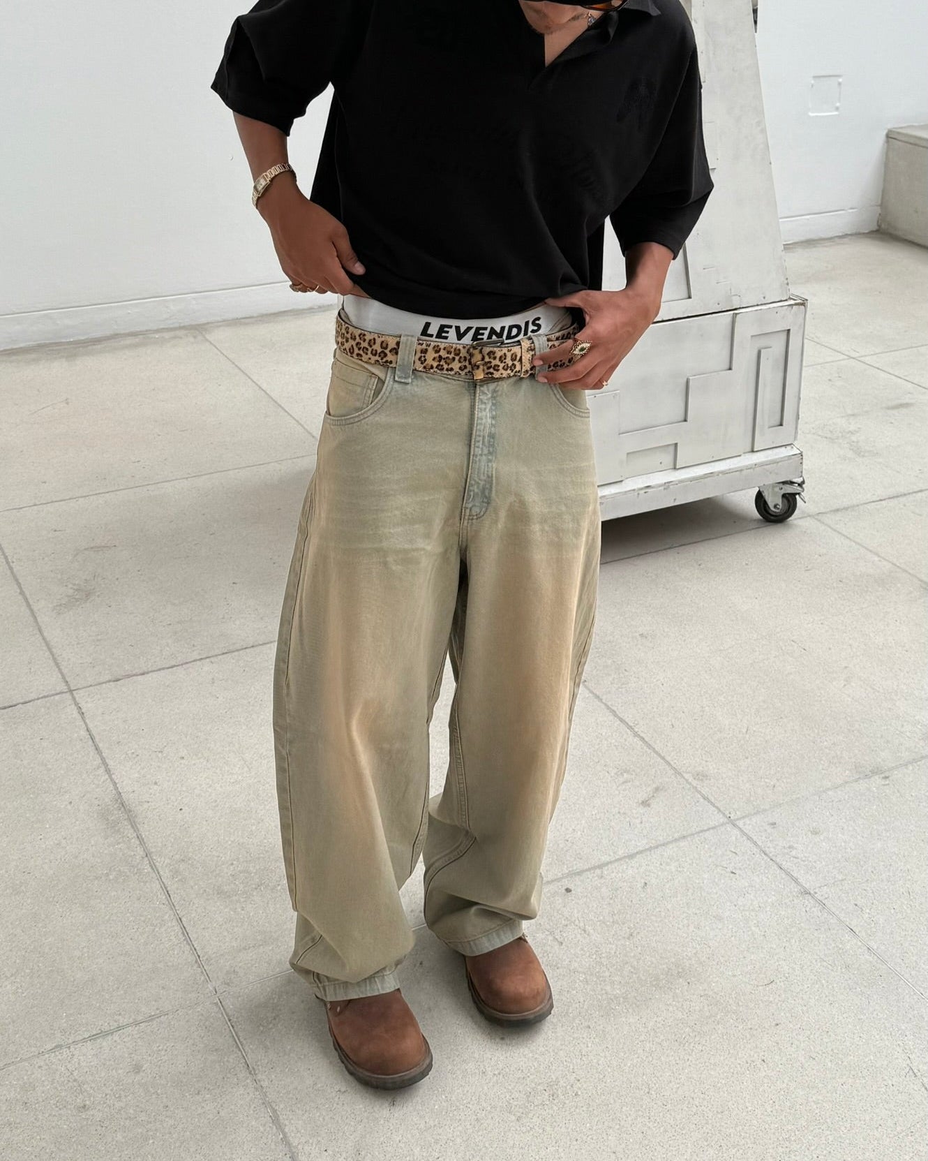Baggy jean honey