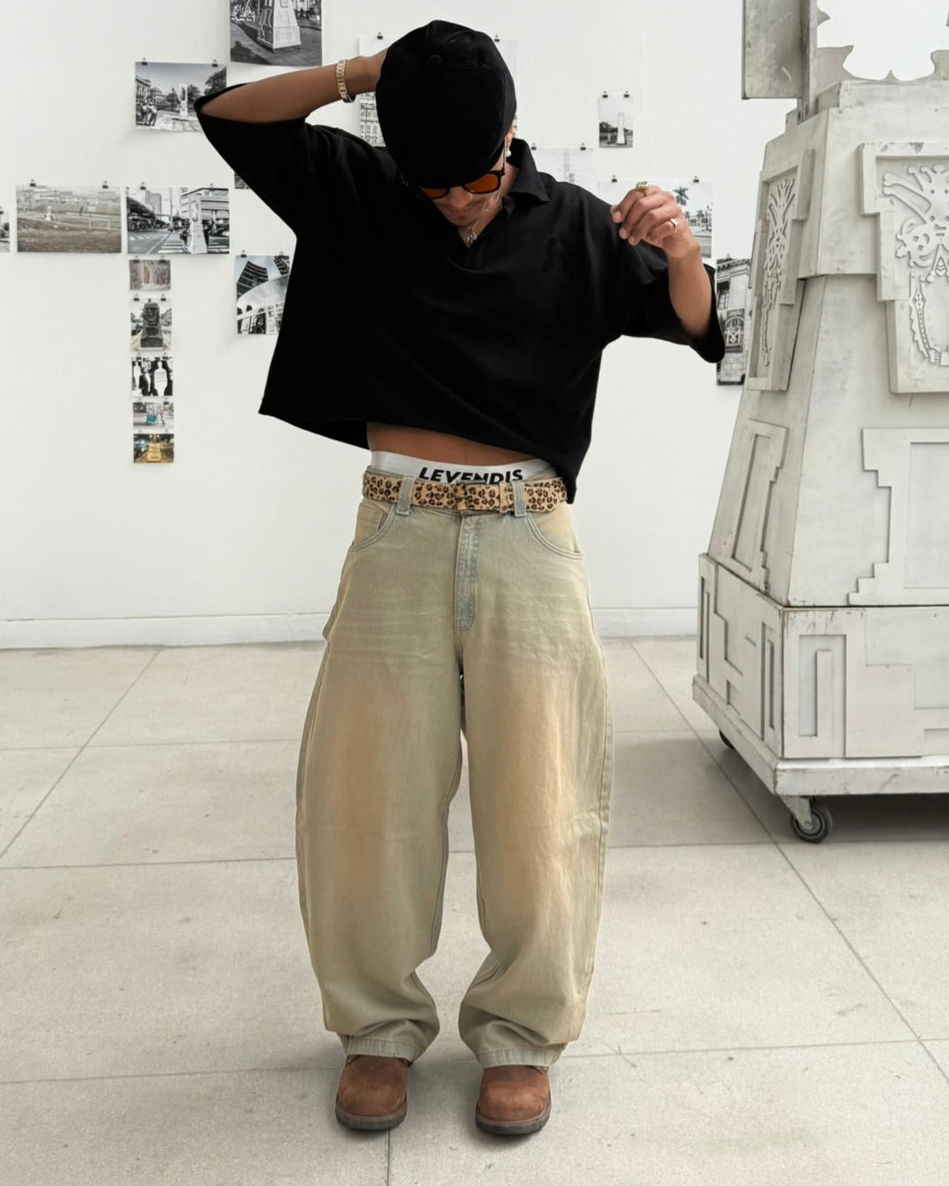 Baggy jean honey
