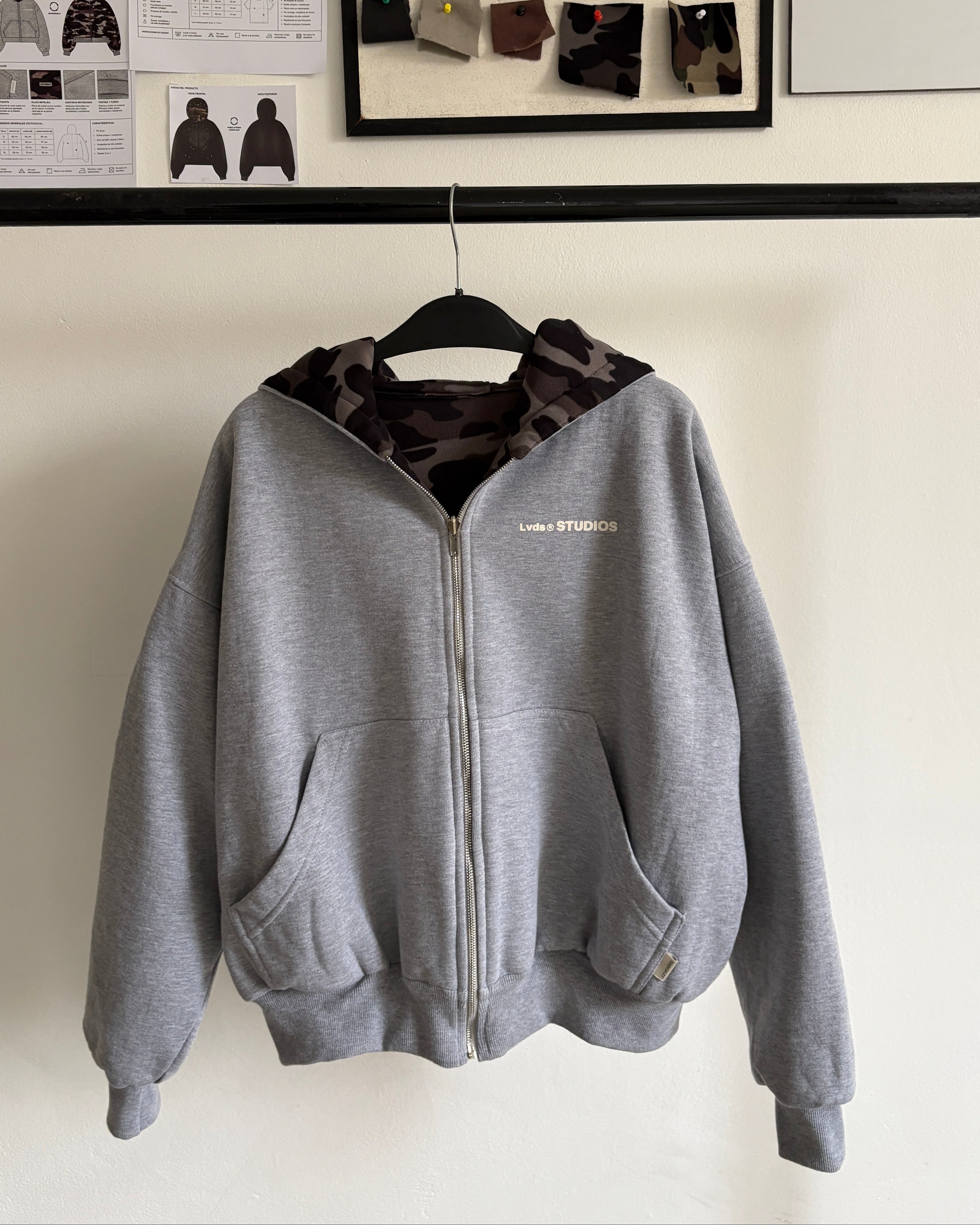 Zip Camo reversible