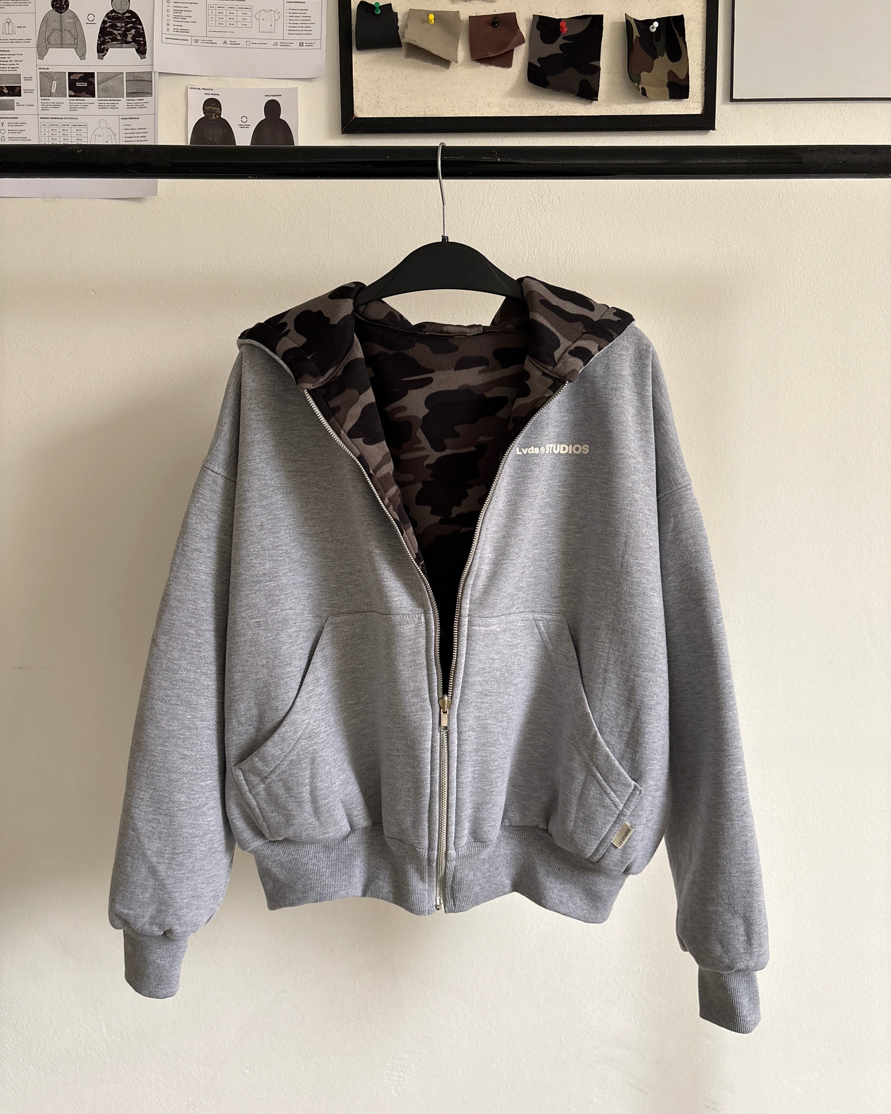 Zip Camo reversible