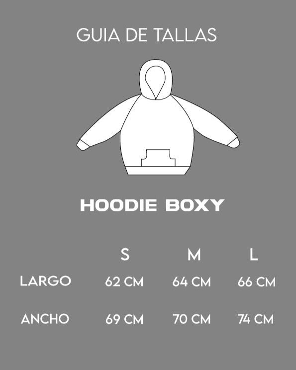 Hoodie boxy brown basic