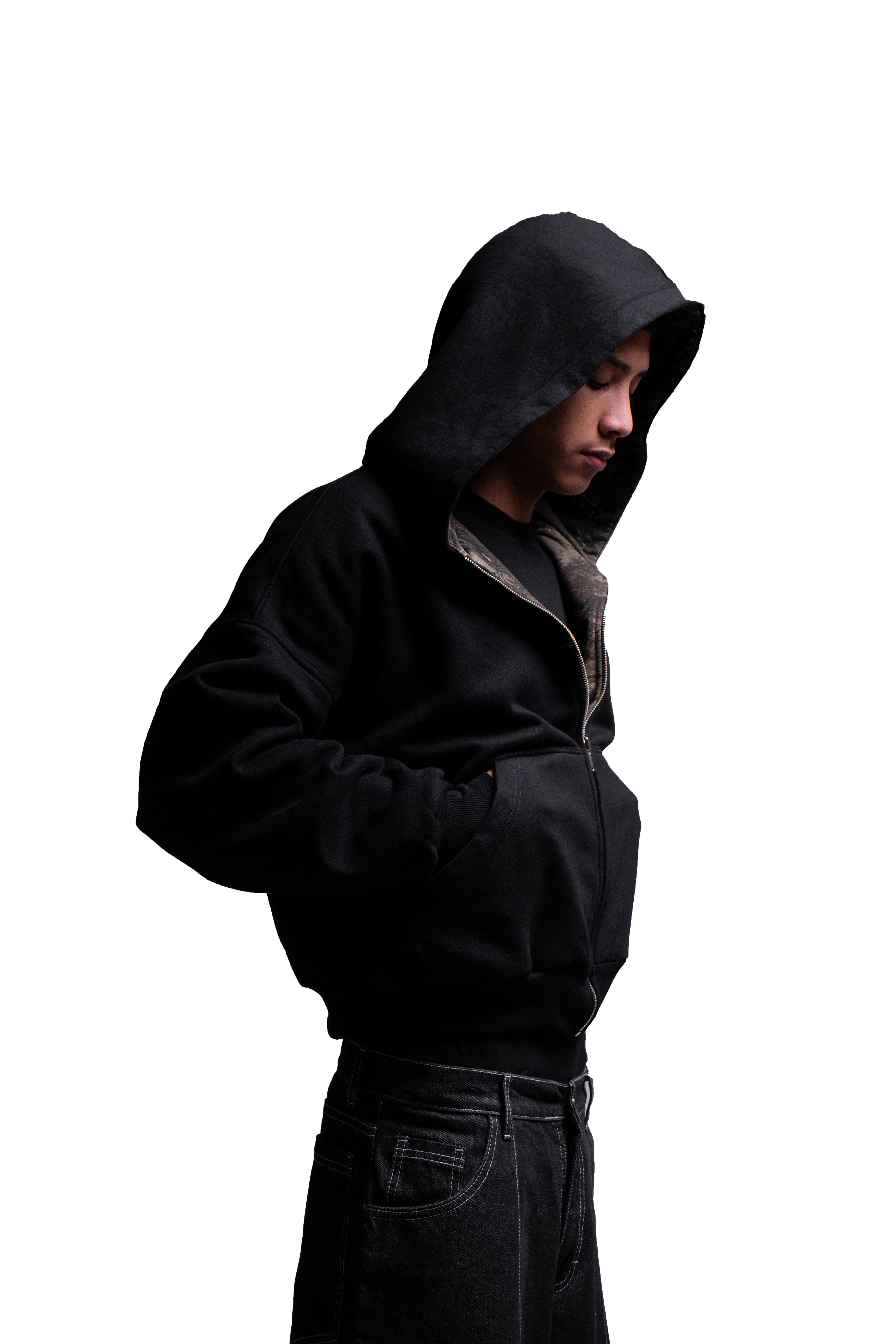 Zip hoodie reversible RANGER