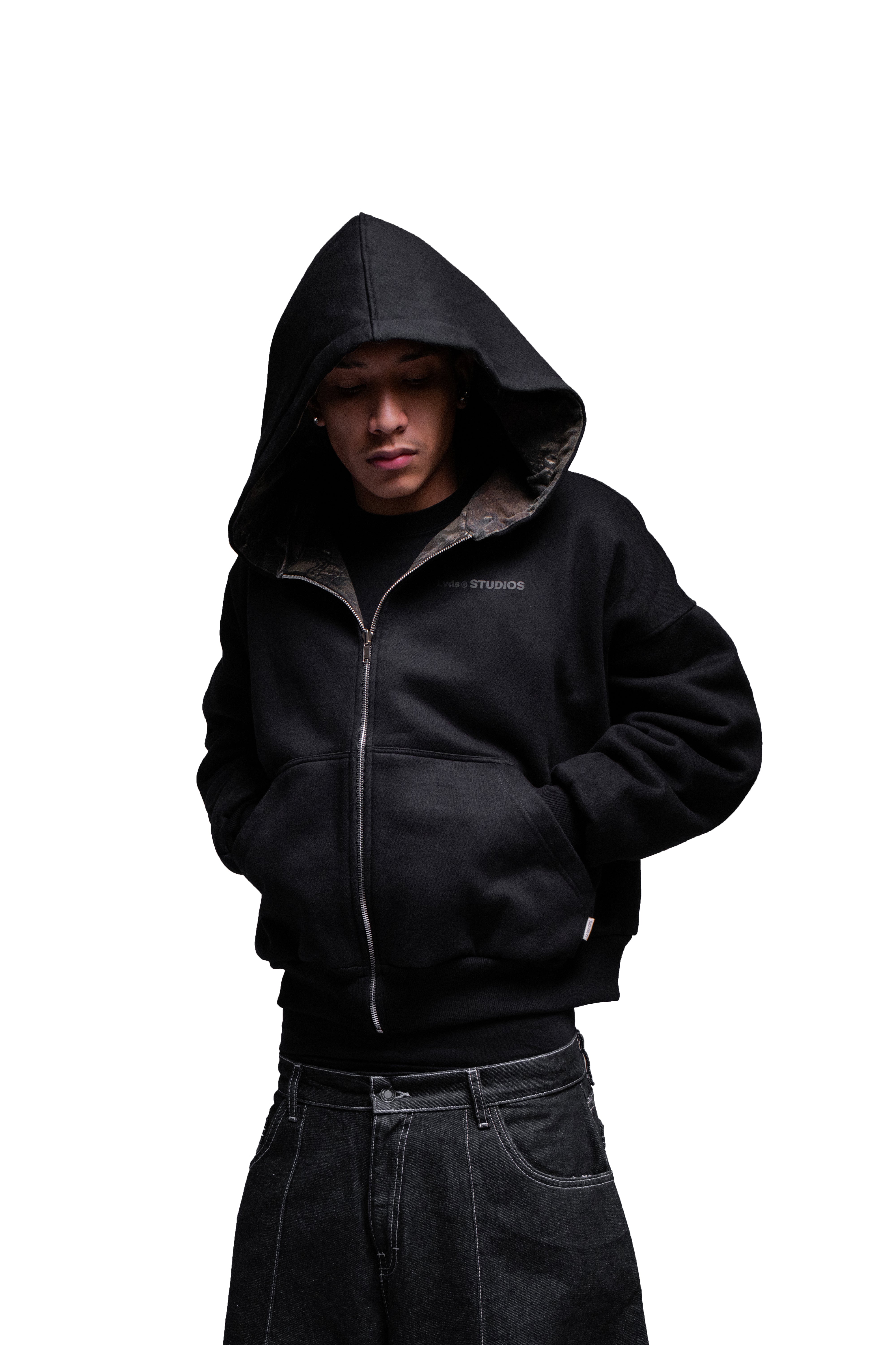 Zip hoodie reversible RANGER